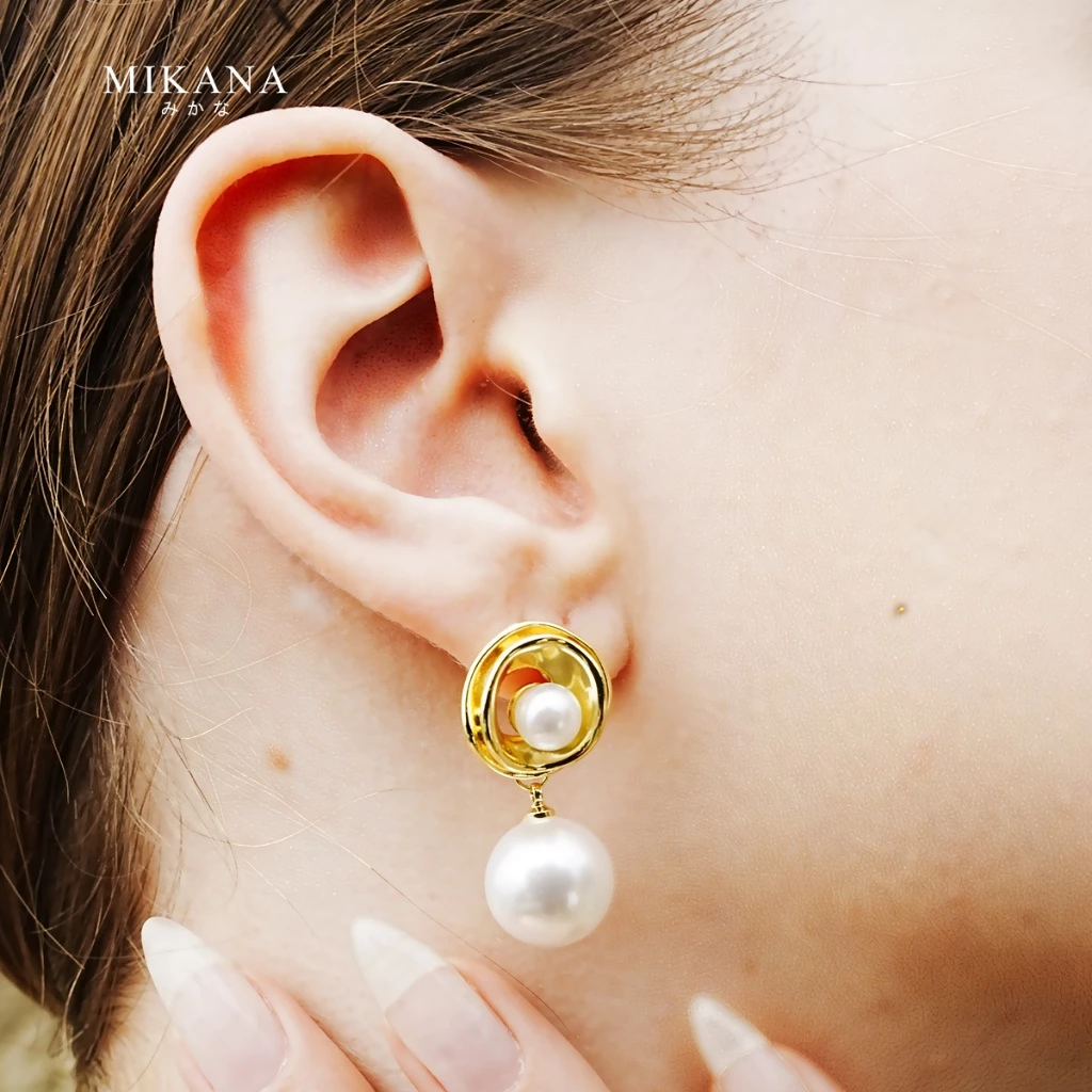 Gold Plated Stud Earrings 