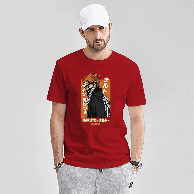 Anime Theme Print Series Pain Unisex Trendy T-shirt